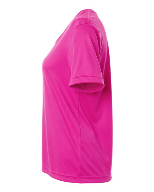 Core 365 CE10W Women's Capital Performance T-Shirt - Bright Magenta - side