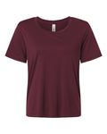 Core 365 CE10W Women's Capital Performance T-Shirt - Burgundy - front