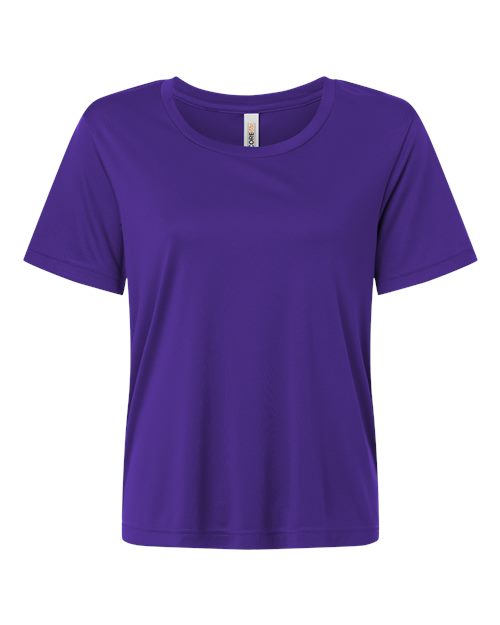 Core 365 CE10W Women's Capital Performance T-Shirt - Campus Purple - front