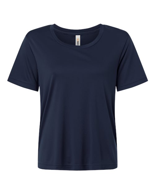 Core 365 CE10W Women's Capital Performance T-Shirt - Classic Navy - front