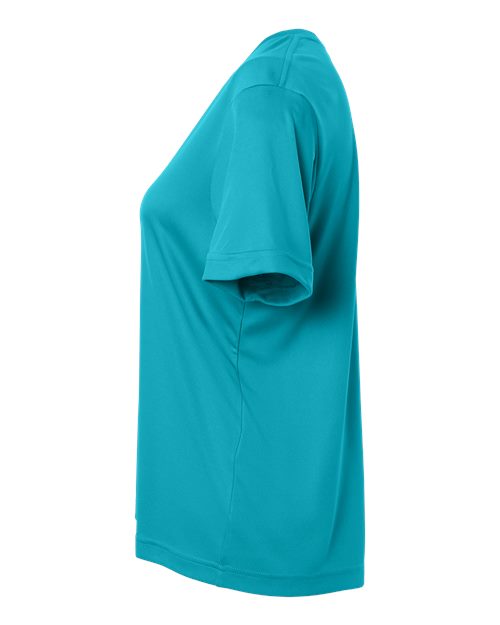 Core 365 CE10W Women's Capital Performance T-Shirt - Clear Teal - side