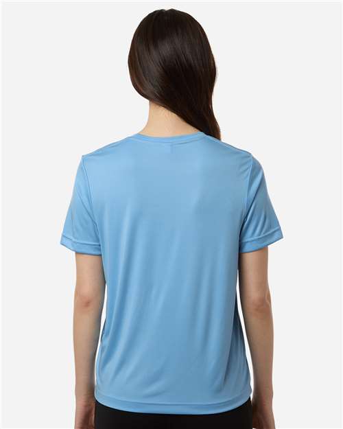 Core 365 CE10W Women's Capital Performance T-Shirt - Columbia Blue - model back