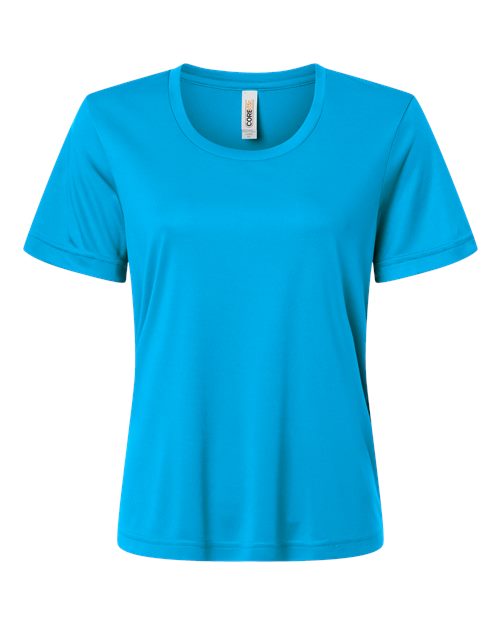 Core 365 CE10W Women's Capital Performance T-Shirt - Electric Blue - front