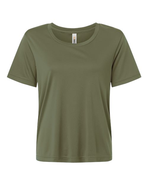 Core 365 CE10W Women's Capital Performance T-Shirt - Military Green - front