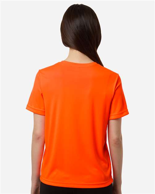 Core 365 CE10W Women's Capital Performance T-Shirt - Safety Orange - model back