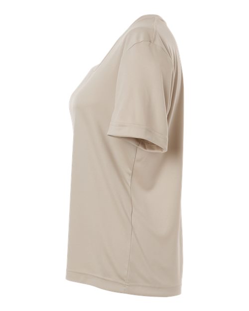 Core 365 CE10W Women's Capital Performance T-Shirt - Stone - side