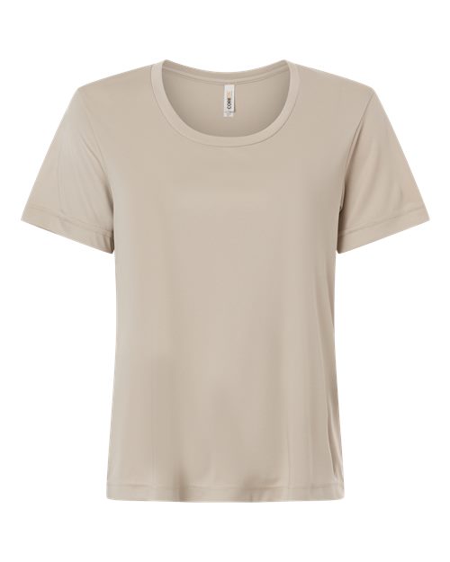 Core 365 CE10W Women's Capital Performance T-Shirt - Stone - front