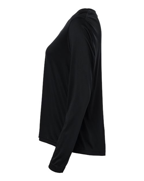 Core 365 CE10LW Women's Capital Performance Long Sleeve T-Shirt - Black - side