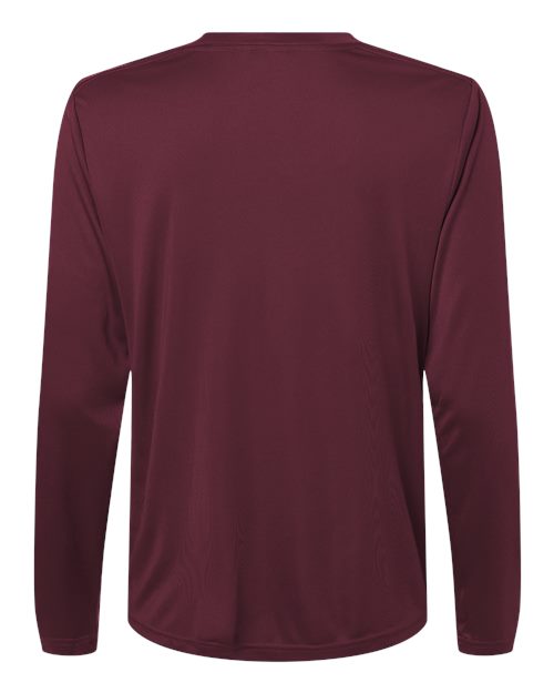 Core 365 CE10LW Women's Capital Performance Long Sleeve T-Shirt - Burgundy - back