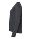 Core 365 CE10LW Women's Capital Performance Long Sleeve T-Shirt - Carbon - side