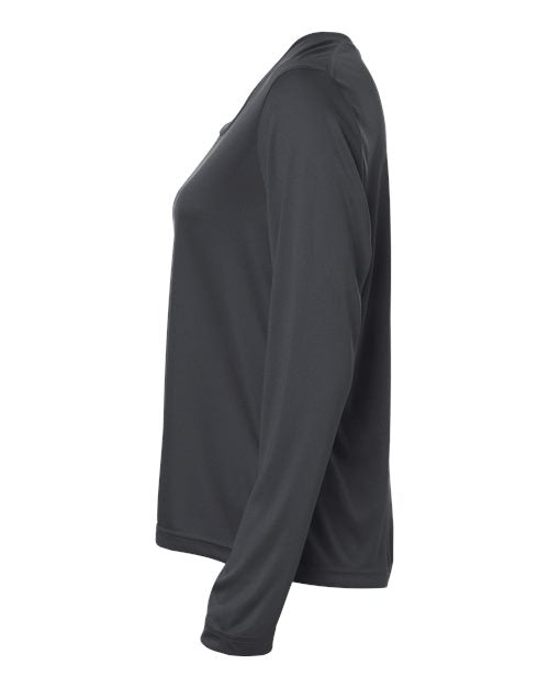 Core 365 CE10LW Women's Capital Performance Long Sleeve T-Shirt - Carbon - side