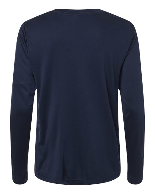 Core 365 CE10LW Women's Capital Performance Long Sleeve T-Shirt - Classic Navy - back