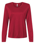 Core 365 CE10LW Women's Capital Performance Long Sleeve T-Shirt - Classic Red - front