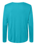 Core 365 CE10LW Women's Capital Performance Long Sleeve T-Shirt - Clear Teal - back