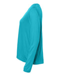 Core 365 CE10LW Women's Capital Performance Long Sleeve T-Shirt - Clear Teal - side