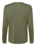 Core 365 CE10LW Women's Capital Performance Long Sleeve T-Shirt - Military Green - back