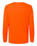 Core 365 CE10LW Women's Capital Performance Long Sleeve T-Shirt - Safety Orange - back