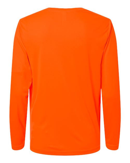 Core 365 CE10LW Women's Capital Performance Long Sleeve T-Shirt - Safety Orange - back