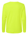 Core 365 CE10LW Women's Capital Performance Long Sleeve T-Shirt - Safety Yellow - back