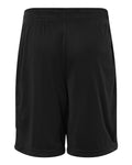 Team 365 TT115BY Youth Zone Performance Reversible Shorts - Black/ White - back