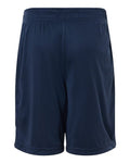 Team 365 TT115BY Youth Zone Performance Reversible Shorts - Sport Dark Navy/ White - back