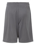 Team 365 TT115BY Youth Zone Performance Reversible Shorts - Sport Graphite/ White - back