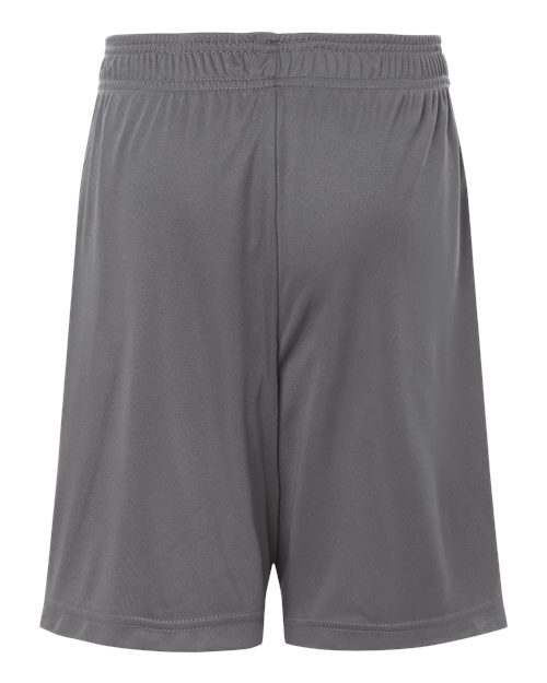Team 365 TT115BY Youth Zone Performance Reversible Shorts - Sport Graphite/ White - back