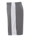 Team 365 TT115BY Youth Zone Performance Reversible Shorts - Sport Graphite/ White - side