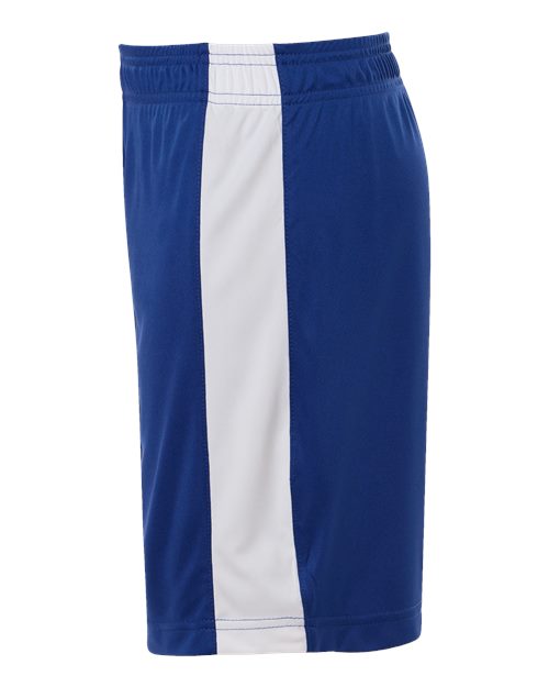 Team 365 TT115BY Youth Zone Performance Reversible Shorts - Sport Royal/ White - side