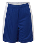 Team 365 TT115BY Youth Zone Performance Reversible Shorts - Sport Royal/ White - front