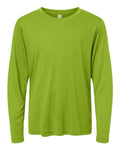 Core 365 CE10LY Youth Capital Performance Long Sleeve T-Shirt - Acid Green - front