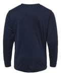 Core 365 CE10LY Youth Capital Performance Long Sleeve T-Shirt - Classic Navy - back