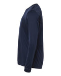Core 365 CE10LY Youth Capital Performance Long Sleeve T-Shirt - Classic Navy - side