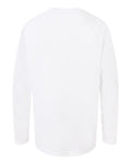 Core 365 CE10LY Youth Capital Performance Long Sleeve T-Shirt - White - back