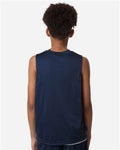 Team 365 TT115Y Youth Zone Performance Reversible Jersey - Sport Dark Navy/ White - model back