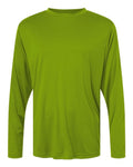 Core 365 CE10L Unisex Capital Long Sleeve Performance T-Shirt - Acid Green - front
