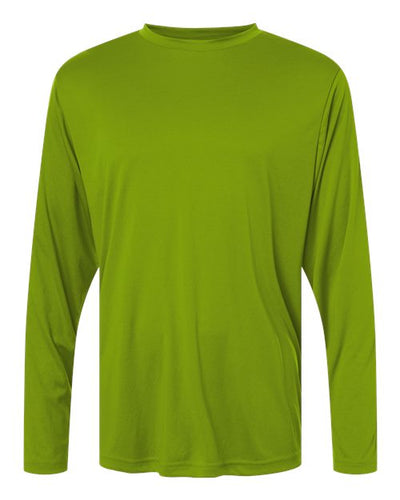 Core 365 CE10L Unisex Capital Long Sleeve Performance T-Shirt - Acid Green - front
