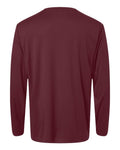 Core 365 CE10L Unisex Capital Long Sleeve Performance T-Shirt - Burgundy - back