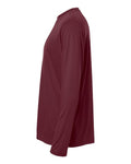 Core 365 CE10L Unisex Capital Long Sleeve Performance T-Shirt - Burgundy - side