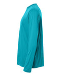 Core 365 CE10L Unisex Capital Long Sleeve Performance T-Shirt - Clear Teal - side