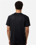 Team 365 TT11HN Men's Zone Performance Henley - Black - model back