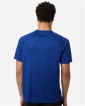 Team 365 TT11HN Men's Zone Performance Henley - Sport Royal - model back