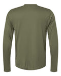 Core 365 CE10L Unisex Capital Long Sleeve Performance T-Shirt - Military Green - back