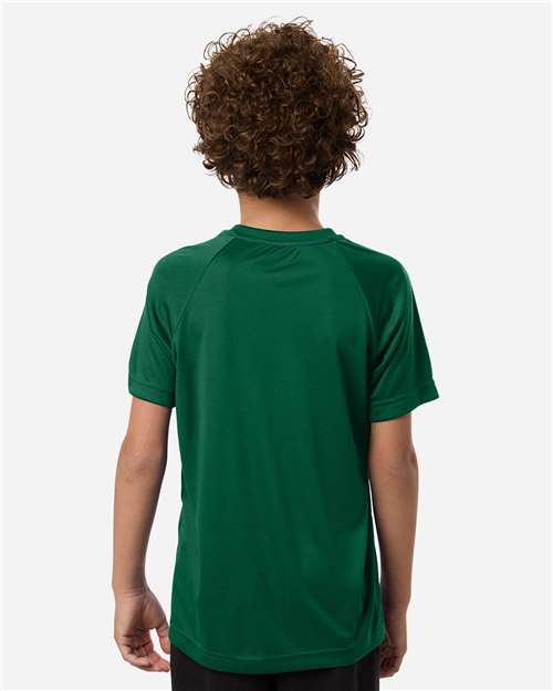 Team 365 TT11HNY Youth Zone Performance Henley - Sport Forest - model back