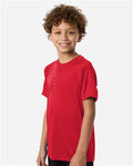 Team 365 TT11HNY Youth Zone Performance Henley - Sport Red - model side
