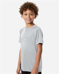 Team 365 TT11HNY Youth Zone Performance Henley - Sport Silver - model side