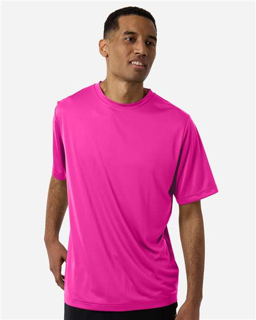Core 365 CE10 Unisex Capital Performance T-Shirt - Bright Magenta - model front