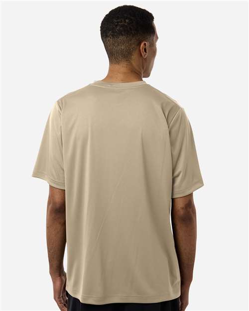 Core 365 CE10 Unisex Capital Performance T-Shirt - Desert Khaki - model back