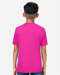 Core 365 CE10Y Youth Capital Performance T-Shirt - Bright Magenta - model back