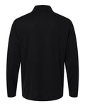 Core 365 CE108L Men's Nova Performance Long Sleeve Pique Polo - Black - back